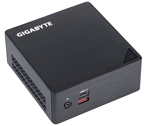 Image of Gigabyte Gigabyte BRIX 6100 (Rev. 1.0) GB BSI3HA PC Barebone – Core i3 6100U 2.3 GHz – RAM – No HDD – Intel HD Graphics 520