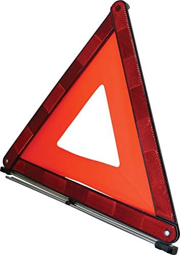 Image of Safety First Aid Group Q4232 Safety Warning Triangle for Roadside Breakdown Foldable Wind Tested with Case