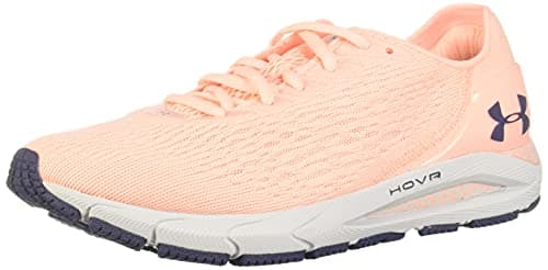 Image of Under Armour Women's HOVR Sonic 3 Running Shoe, Peach Frost (601)/Blue Ink, 4 UK