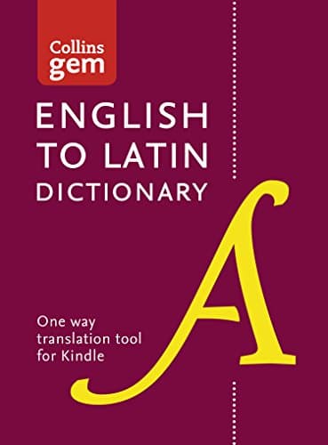 Image of English to Latin (One Way) Gem Dictionary: Trusted support for learning (Collins Gem)