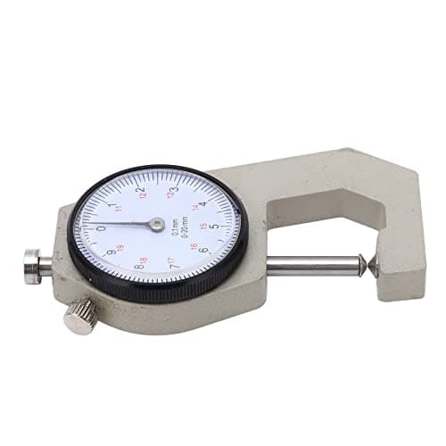 Image of Ultra Thickness Gauge 0-10mm & 0-20mm | Flat Tip & Sh Tip | Thickness Measuring Tool | Precision Measurement for Metal, Plastics, Glass, and More (Pointed Head 0-20mm)