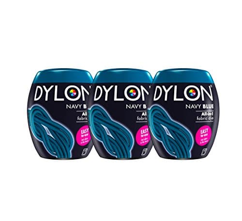 Image of New Dylon 350g Navy Blue Machine Dye Pod 3 Pack