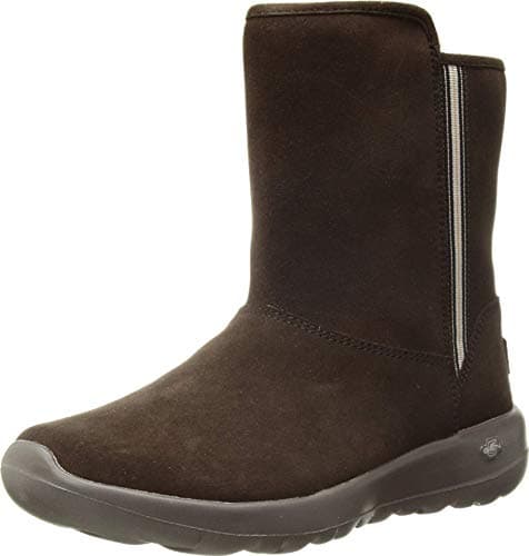 Image of Skechers Women's ON-The-GO JOY-15526 Mid Calf Boot, Chocolate, 9 M US