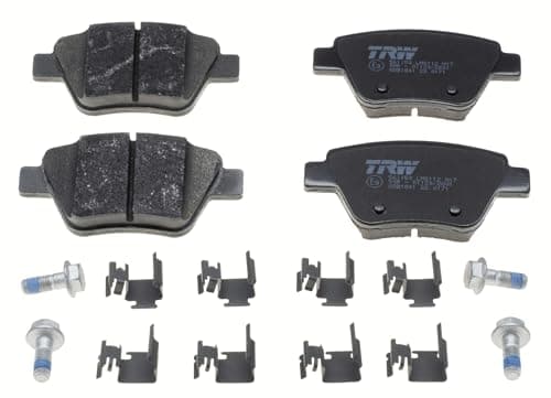 Image of TRW GDB1841 Brake Pad Set of 4 for Audi A3 (8P1) 2003-2013 Rear Axle and other vehicles