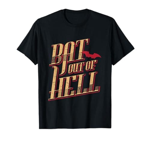 Image of Meat Loaf Bat Out of Hell Lyric T-Shirt