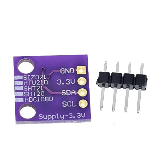 Image of DollaTek HDC1080 module Low Power, GY-213V-HDC1080 High Accuracy Digital Humidity Sensor with Temperature Sensor