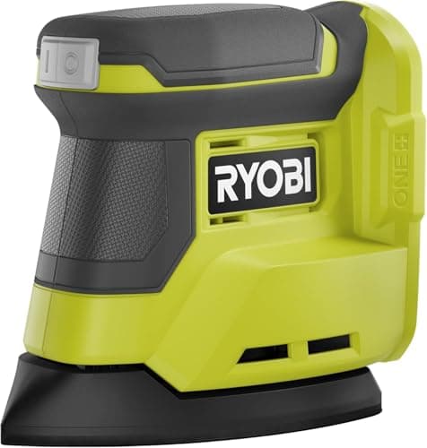 Image of RYOBI RPS18-0 18 V ONE Plus Cordless Corner Palm Sander Bare Tool, One Size, Hyper Green