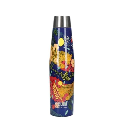 Image of Built Apex Insulated Water Bottle with Leakproof Perfect Seal Lid, Sweatproof 100% Reusable BPA Free 18/8 Stainless Steel Flask, 'Abundance' Design, 540 ml