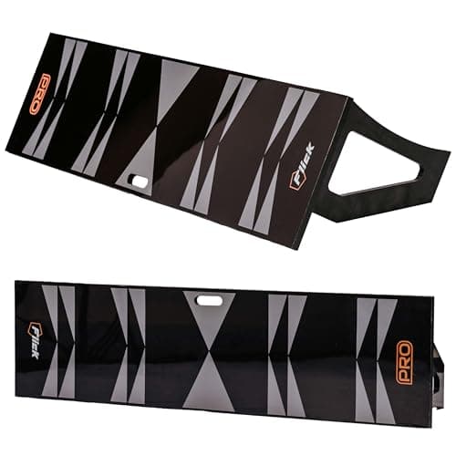 Image of Football Flick Pro Wall Rebounder 150cm Acrylic Rebound Board Dual-Angle Training Equipment for Ground & High Passes, Black, White and Orange