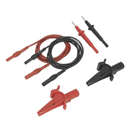 Image of Sealey Tatl Automotive Test Lead And Crocodile Clip Set 6Pc