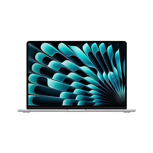 Image of Apple 2023 MacBook Air laptop with M2 chip: 15.3-inch Liquid Retina display, 8GB RAM, 256GB SSD storage, backlit keyboard, 1080p FaceTime HD camera, Touch ID. Works with iPhone/iPad; Silver