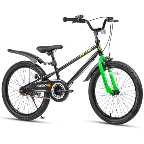 Image of Glerc Fantacy 12 14 16 18 20 Inch Kids Bike for 2-14 Years Old Boys Girls Bicycles with Water Bottle Holder & Stabilisers & Bell, Multiple Colors