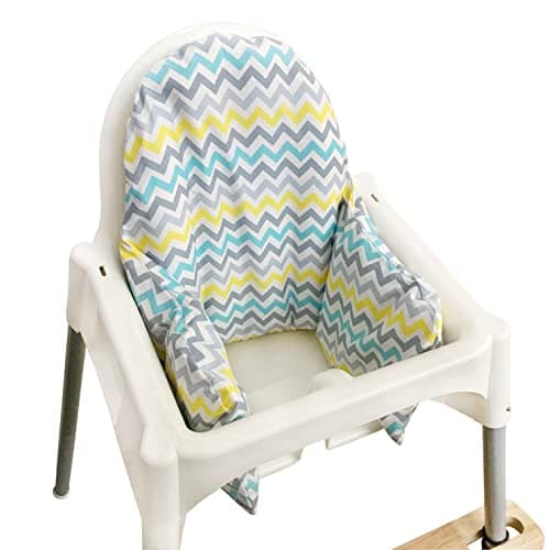 Image of ZARPMA Inflatable Cushion Inner Cover Compatible for IKEA Antilop Highchair (Cover Only) (Colorful Wave)