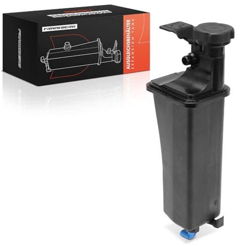 Image of Frankberg Coolant Expansion Tank with Sensor & Lid Compatible with 3 Series E46 316 318 320 330 X5 E53 3.0d 1998-2007 17137787040