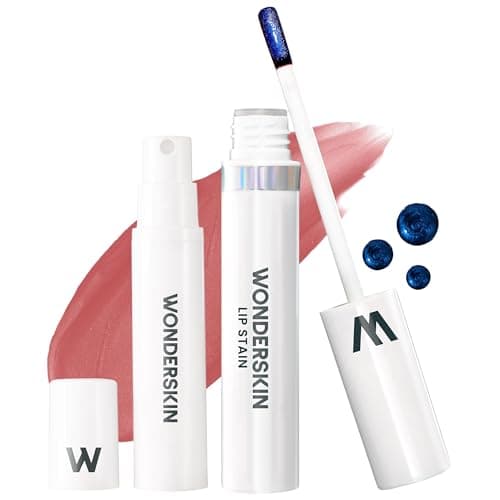 Image of Wonderskin Wonder Blading All Day Lip Stain Peel Off Masque and Reveal Kit - Long Lasting, Waterproof Nude Lip Tint, Transfer Proof Natural Makeup Stain Kit (Whimsical)
