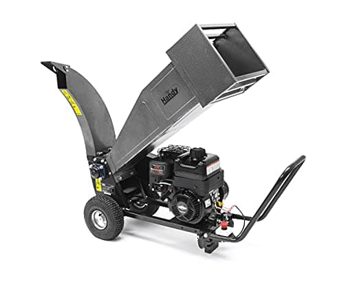 Image of The Handy THPDS65 Petrol Garden Shredder Wood Chipper Heavy Duty 208cc Briggs & Stratton Engine with Electronic Ignition and Drum Mounted Twin Blades for Branches up to 60mm Dia - 2 Year Guarantee
