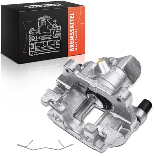Image of Frankberg Brake Caliper Disc Brake Rear Right with Bracket (hole spacing 100mm) Compatible with 5 CR 1.8L 2.0L 2005-2010 Replace# CCY92661X