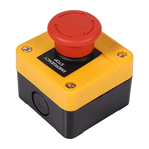 Image of 660V 10A Emergency Stop Switch Emergency Stop Push Button Station for Home Emergency