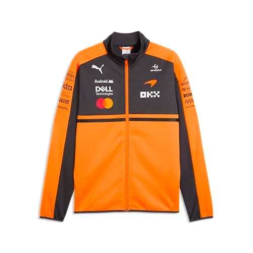 Image of PUMA McLaren F1 2026 Men's Team Softshell Jacket - Orange - Size: L