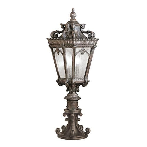 Image of Outdoor IP44-2 Bulb Wall/Ground Pedestal - Londonderry - LED E14 60W Bulb - Outside - External - Exterior