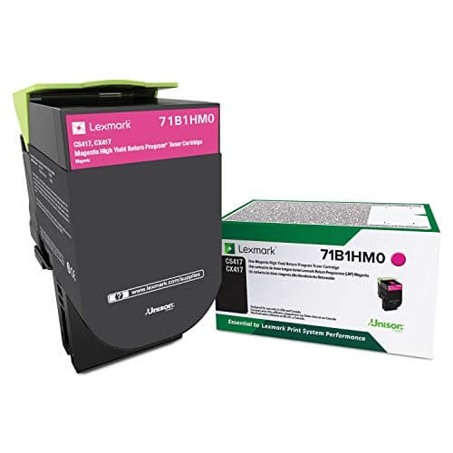 Image of Lexmark 71B1HM0 Toner Cartridge Original Magenta 1 Piece