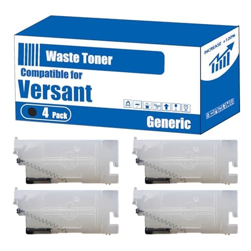Image of Compatible for Xerox Versant 180 Waste Toner Container Versant 180 Versant 2100 Versant 3100 Versant 80 WorkCentre Printers (4 Pack Black)