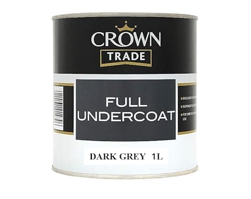 Image of Crown Trade Full Undercoat Dark Grey 1 Litre