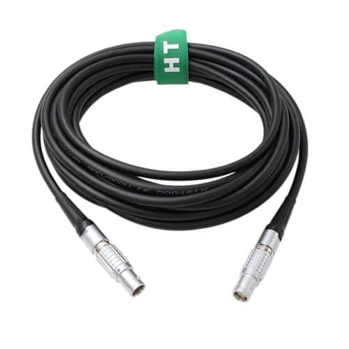 Image of HangTon 14.4V DC Power Data Control Cable for DJI Ronin 2 Gimbal to Master Wheels Force Pro 6 Pin Male to Female 20M