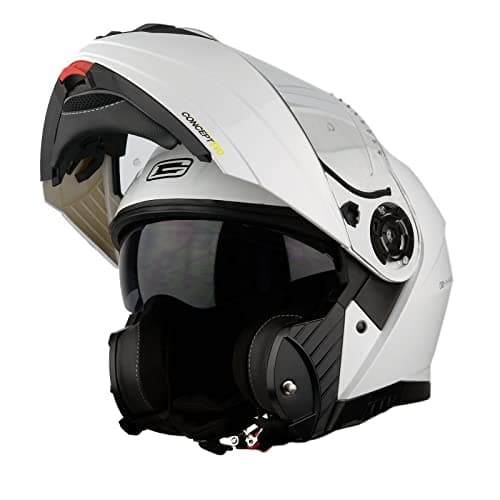 Image of G-MAC Concept Evo Modular Flip Up Front Sun Visor ECE 2205 Approved Motorcycle Motorbike Helmet