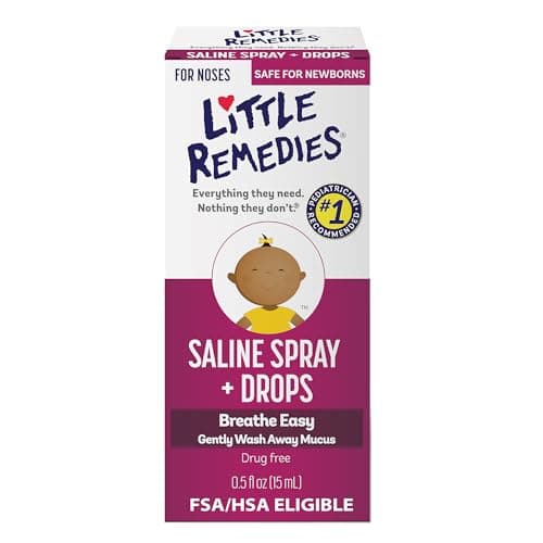 Image of Little Remedies Noses Saline Spray/Drops, 15ml