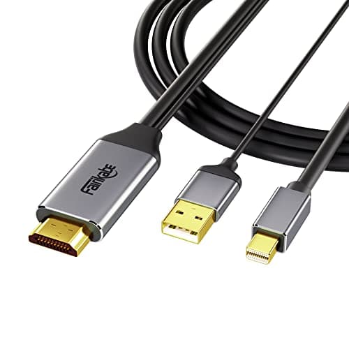 Image of fairikabe HDMI to Mini DisplayPort Cable 4K@60Hz 6.6FT, Active HDMI 2.0 to Mini DP 1.2 Adapter, HDMI Source to DisplayPort Monitor for Mac mini, Laptop PC, Xbox, NS to Cinema Display, MDP Monitor