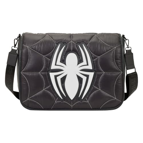 Image of Loungefly Marvel Spider-Man Crossbody Messenger Bag