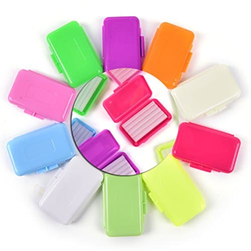 Image of Angzhili 50 Pcs Dental Orthodontic Wax Relief Wax 10 Boxes Sticks Mutiple Scents Fresh Mouth for Braces Wearer Oral Care (Mixed Scent)
