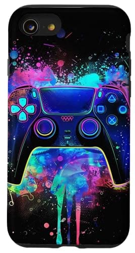 Image of Video Game Controller Aesthetic Gamer Boys Gaming Case for iPhone SE (2020) / 7 / 8