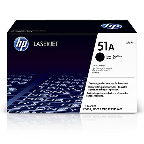 Image of HP Q7551A 51A Original LaserJet Toner Cartridge, Black, Single Pack