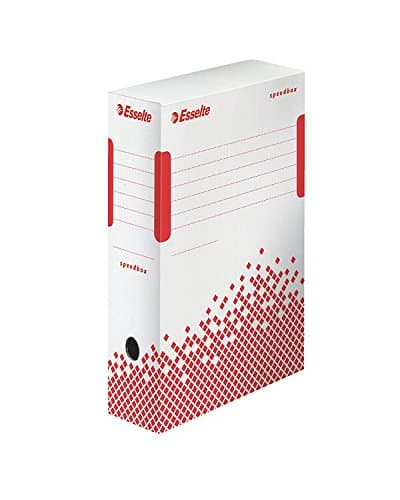 Image of Esselte A4 Speedbox Archiving Box, White, Pack of 25