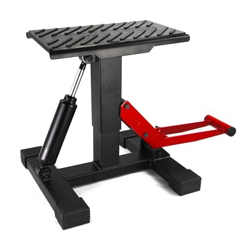 Image of Garvee 440LBS Capacity Hydraulic Motorcycle Jack Lift, Adjustable Height Off-Road Bike/Pit Bike Lift, For Repair & Maintenance, Essential Off-Road Bike Accessories