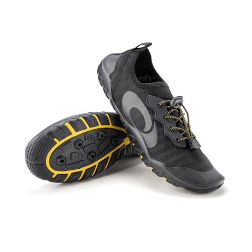 Image of Osprey Water Shoes for Men and Women, Beach Shoes, Lightweight Quick Drying Swim Shoes Multiple Sizes 10 UK Black
