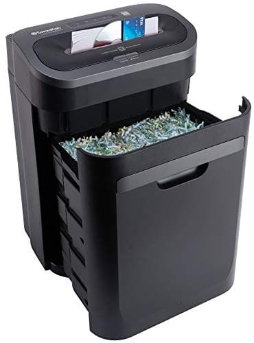 Image of Swordfish 40363 2000XCD Plus 20 Sheet Cross Cut Paper/Document Shredder with Continuous Shredding,Black