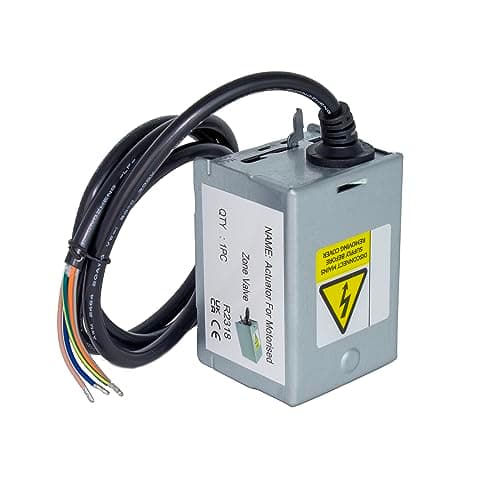Image of Kudos-Trading - 2 Port motorised Zone Valve Head 22mm Closed 230v Replacement for The Honeywell V4043H Compatible with underfloor Heating & Central Heating Systems