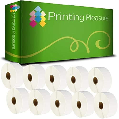 Image of Printing Pleasure 10 x Zebra 38mm x 25mm Compatible Direct Thermal Labels for Zebra Type Printers | 2000 Labels per Roll