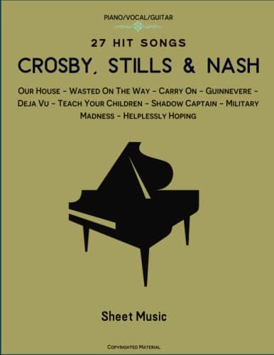 Image of Crosby Stills & Nash Sheet Music: 27 Hit Songs For Piano, Vocal, Guitar