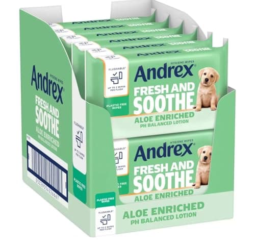 Image of Andreex Ultimate Fresh Washlets, Wipes Sold By NAEM (Fresh & Soothe Washlets, 12 x 36 Wipes)