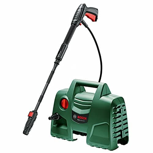 Image of Bosch Pressure Washer EasyAquatak 100 Long Lance (1100 W, 3 m hose, Max. flow rate: 330 l/h, variable fan jet nozzle, in carton packaging)