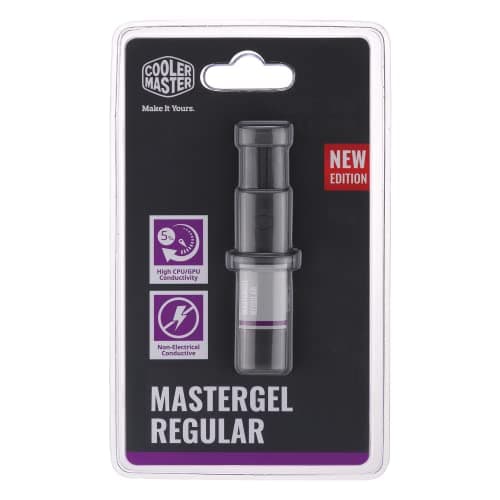 Image of Cooler Master New Edition MasterGel Regular High Performance Thermal Paste w/Exclusive Flat-Nozzle Syringe Design for CPU and GPU