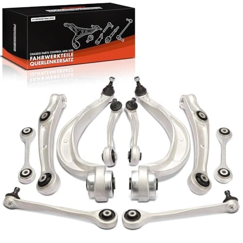 Image of Frankberg 10x Control Arm Kit Front Left Right Compatible with A4 Avant 8K5 Q5 8RB A4 8K2 A5 8T3 A5 Sportback 8TA Replace# 8K0407505A