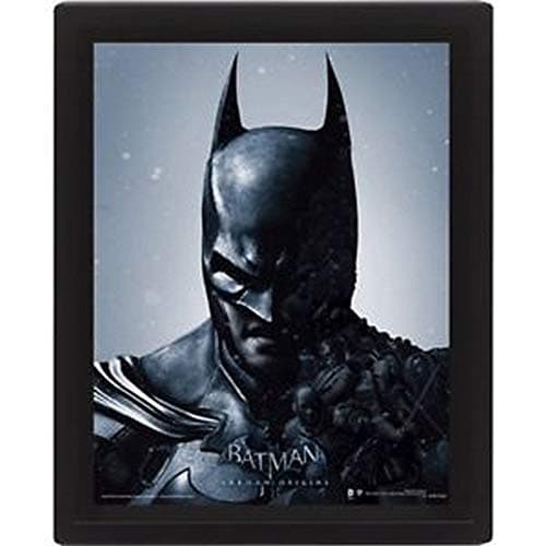 Image of DC Comics EPPL71102 Batman Arkham Origins 10 X 8-Inch "Batman Joker" Flip Framed 3D Poster, Multi-Colour