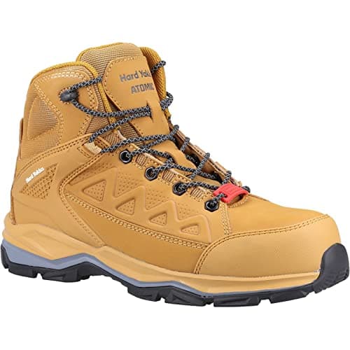 Image of Hard Yakka Atomic PR Hybrid Side Zip Safety Boot Unisex, Light Tan, 6