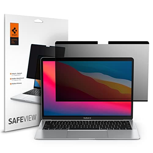 Image of Spigen 1 Pack Privacy Filter Screen Protector [SafeView] for MacBook Pro 13 inch (2017-2020) and MacBook Air 13 inch (Retina, 2018-2020)
