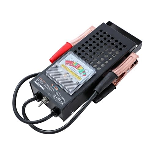Image of KATSU Tools 452107 6V &12V 100Amp Car Battery Load Drop and Charging System Tester, Chrome